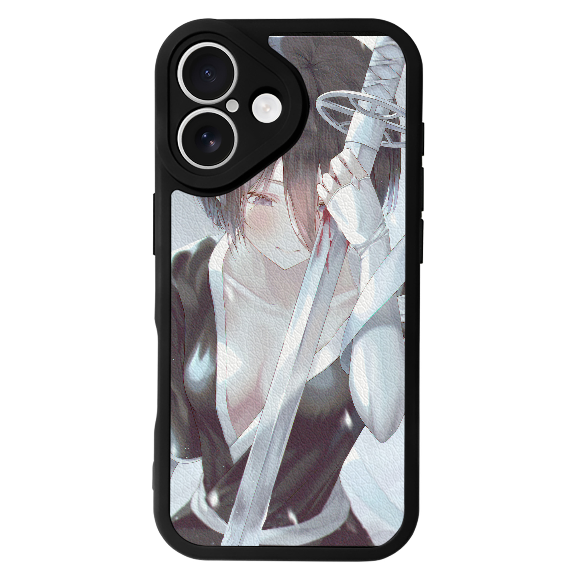（画像用） ブリーチ BLEACH 【iPhone 16シリーズ対応】シリコンスマホケース（レザー調） 材質：シリコン